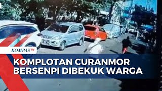 Viral, Komplotan Curanmor Bersenpi di Kebayoran Baru Dibekuk Warga, 3 Pelaku Diamankan