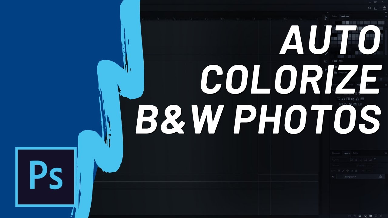 How to Auto-Color Black & White Pictures in Adobe Photoshop CC