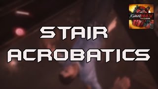Stair Acrobatics - Batman Arkham Knight (Glitch) - GameFails