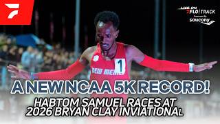 Habtom Samuel Runs 13:03.47 Outdoor NCAA 5K Record | Bryan Clay Invitational 2026 Race Replay