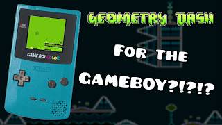 Geometry Dash... BUT for the 1989 Game Boy! (Pocket Dash Trailer!) screenshot 3