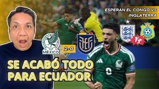 ECUADOR ELIMINATED FROM THE WORLD CUP: MEXICO WAS SUPERIOR. Ecuador vs. Mexico: Vicente Cisneros'...