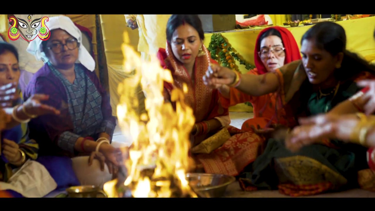 Durga Puja Green Field Colony Faridabad 2019 YouTube