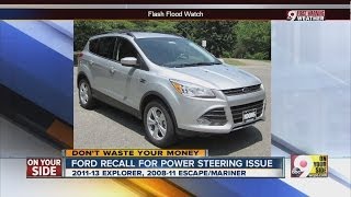 Ford recall for power steering issue