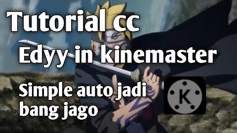 Tutorial || cc edgy kinemaster || Simple