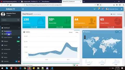 Install AdminLTE Template in React.js