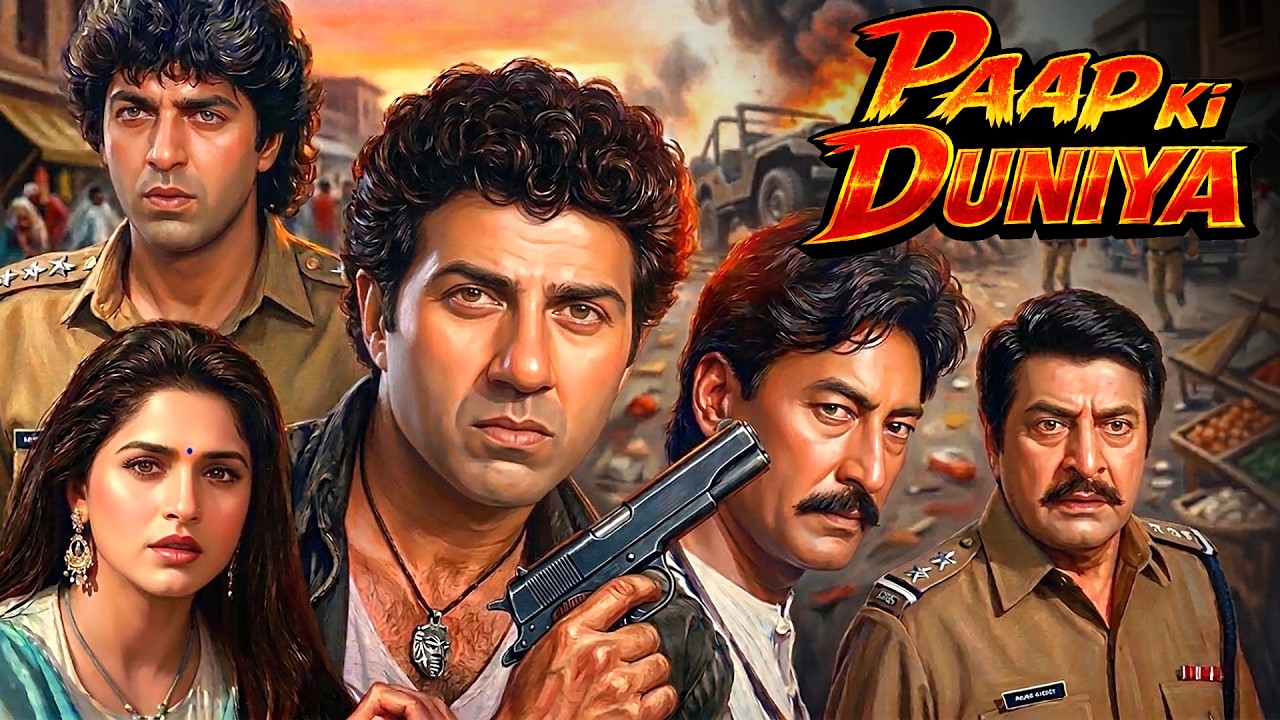 खून के प्यासे दो भाई किसको देगी लड़की? - Paap Ki Duniya (1988) Sunny Deol, Chunky Pandey & Neelam