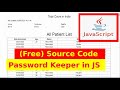 5th JavaScript Project - Corona API Patient list Tutorial with Source Code