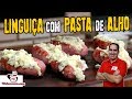 LINGUIÇA RECHEADA com Pasta de Alho – Tv Churrasco