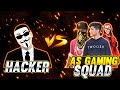 As Gaming Reaction On Most DANGEROUS Hacker 1vs 4| hacker vs As Squad - garena Free Fire