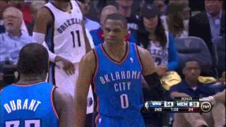 Oklahoma City Thunder 104 x 84 Memphis Grizzlies Game 6 Highlights   NBA Playoffs 20141
