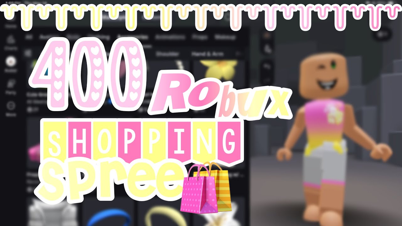 400 robux shopping spree 🫧🏄‍♀️ - YouTube