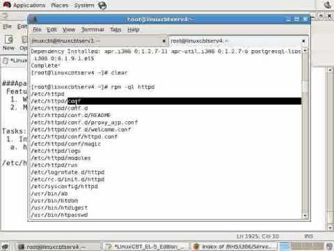 Redhat Enterprise linux 5 Apache Server-Part1