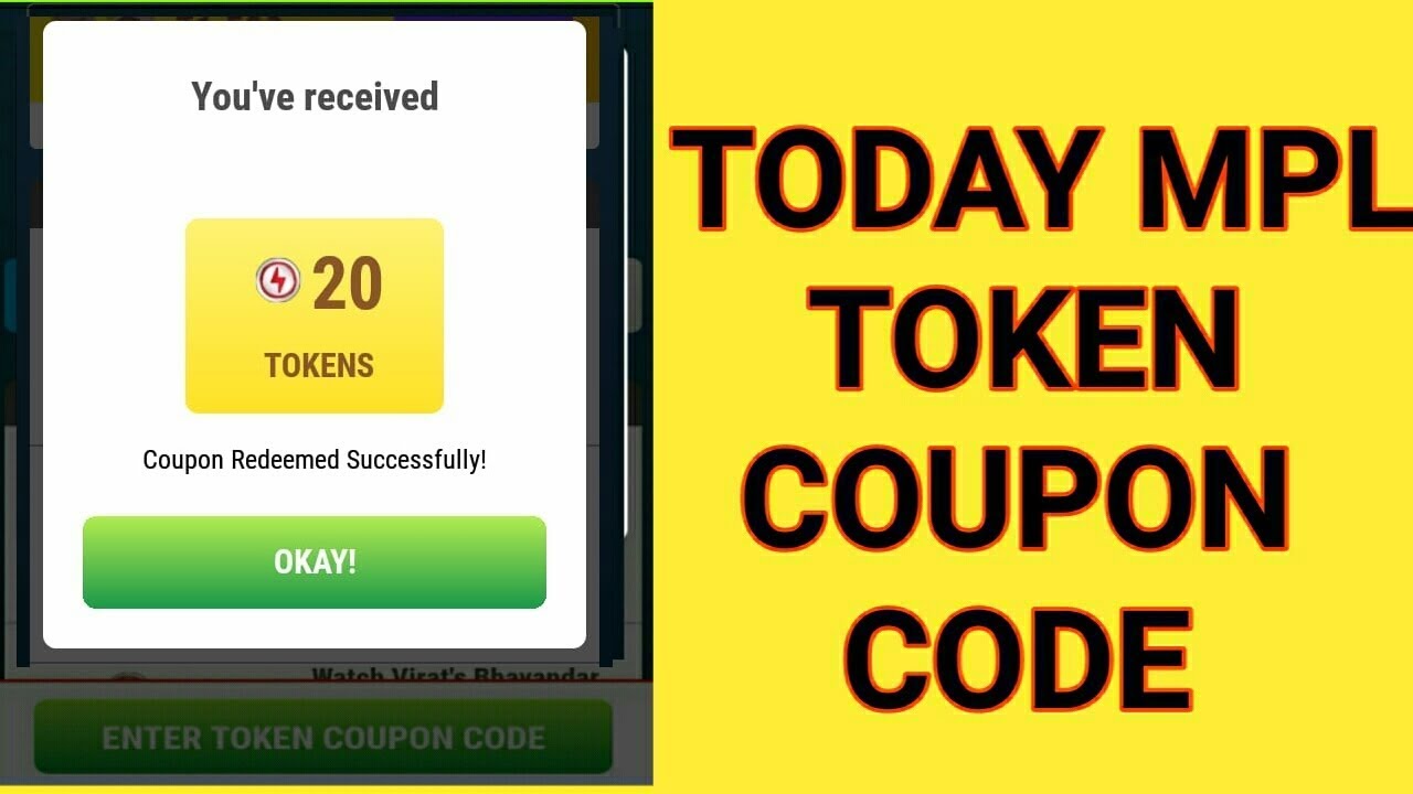 Today Mpl Tokens Coupon Code | 9th May Mpl Tokens Coupon Code
