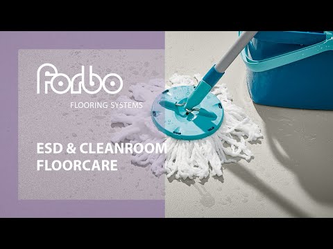 ESD & cleanroom flooring - FloorCare method - Instruction video | Forbo Flooring Systems
