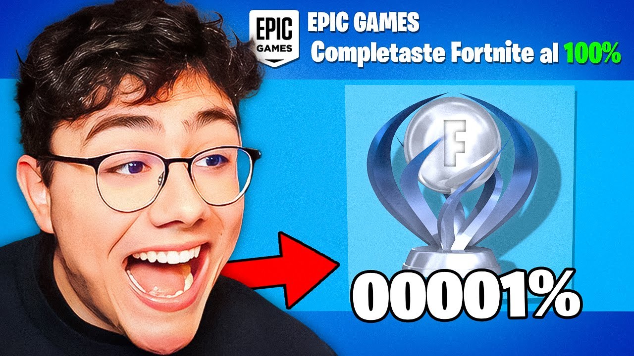 Conseguí el PLATINO de Fortnite... (0.001%🏆)
