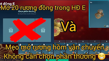 War robot | Mở 20 xu đồng và mẹo mở rương không cần chọn phần thưởng 😁