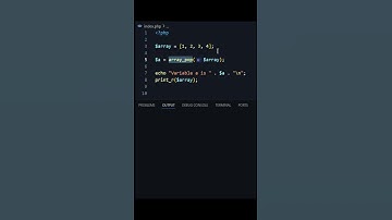 Array Manipulation with array_pop() in PHP #coding #programming #php #shorts  #phpdeveloper