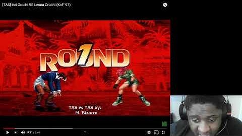 (TAS) Iori Orochi Vs Leona Orochi (KoF 97) Reaction