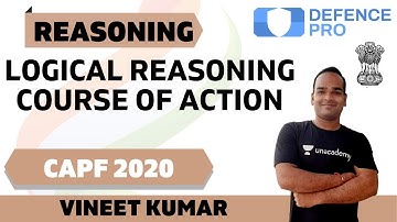 L:2 Logical Reasoning Statement & Arguments | Target CAPF 2020 | Vineet Kumar