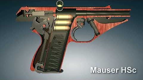 Mauser HSc Nazi Germany pistol | 3dGun