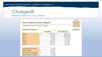 Excel Project 9b Tutorial