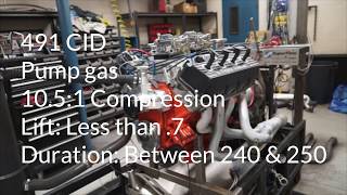 Vintage 426 Hemi hits 720 HP on pump gas on a SuperFlow engine dyno run by Mark Kidd