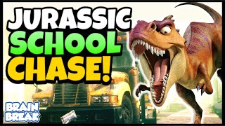 🦖 T-Rex Chase 🦖 Dinosaur Fitness Run, Brain Break
