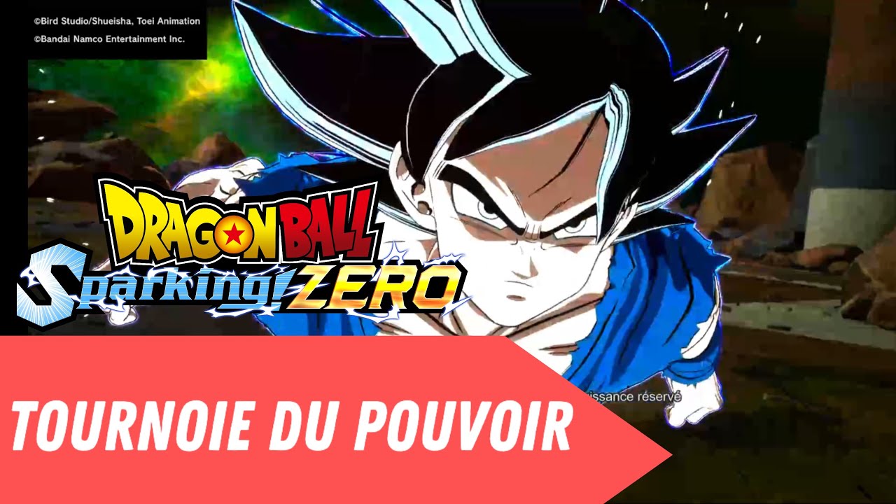 Résumé du tournoie du pouvoir db sparking zéro - YouTube