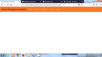 School Management System Project JSP MYSQL Netbeans  |  Part 13