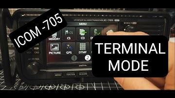 ICOM -705 Terminal Mode Set Up - Hubnet UK (no antenna needed )