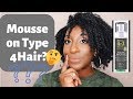 Mousse for Type 4 Hair|| Design Essentials A&A Curl Enhancing Mousse||Does it work||WashNGo