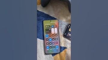 Notification panel on OxygenOS 15 is separated #ios #ios18 #Oxygen #Oxygen15 #oneplus #oneplus11r