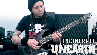 Unearth - Incinerate - Solo Playthrough - Sweep Picking - ESP/LTD BUZ-7