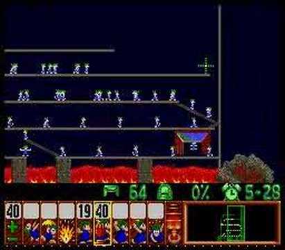 Lemmings - Tricky Level 8 Solution