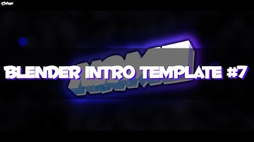 Blender Intro Template #7 | Entropi