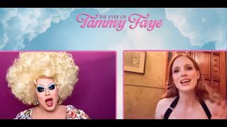 The Eyes of Tammy Faye Interview with Jessica Chastain