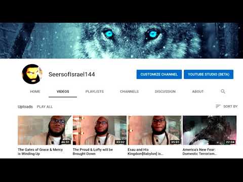 NEW CHANNEL "SeersofIsrael144"  Youtube's War on The Truth