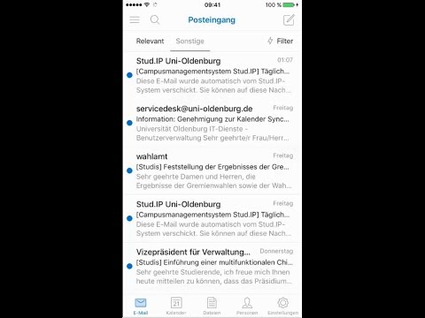 Uni- Emails weiterleiten