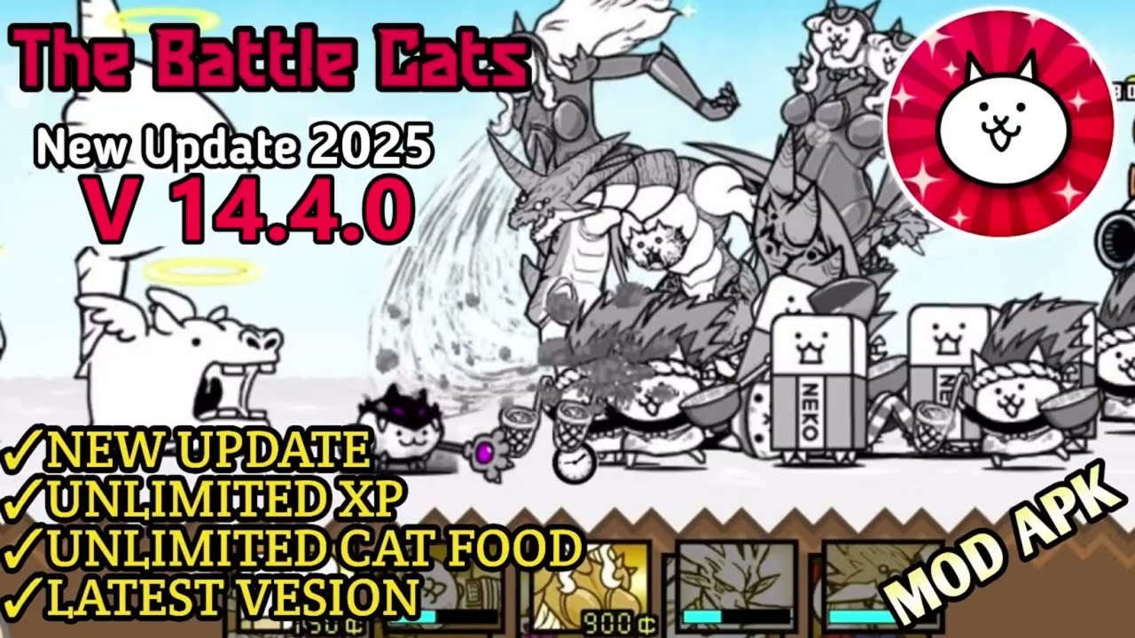 New Update - Download The Battle Cats V 14.4.0 Mod Apk 2025 - Unlimited Cat Food