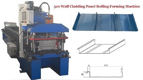 【ZHONGTUO】310 Wall panel machine standing seam rolling forming machine