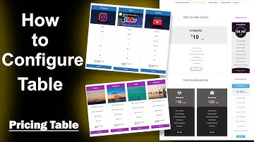 How To Configure Pricing Table Premium Setting