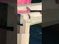 Amazing Japanese woodworking skills build a hand cut mitered dovetails joints #satisfying #shorts