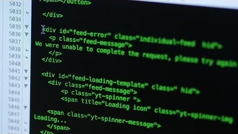 Developer Code (Stock Footage)