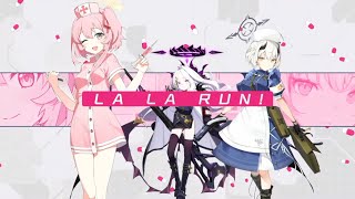[Blue Archive] Serina, Hina, Sena  MV (LA LA RUN) Bahasa Indonesia