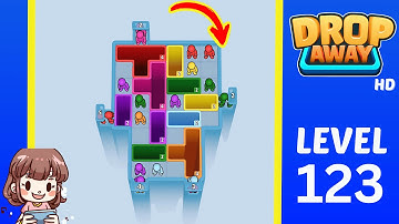 Drop Away Level 123 Solution Walkthrough