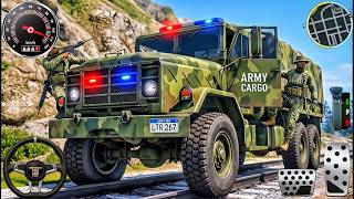US Offroad Army Truck Driving 3D 2025 - Army Truck Driving Cargo Games - Android Gameplay screenshot 4