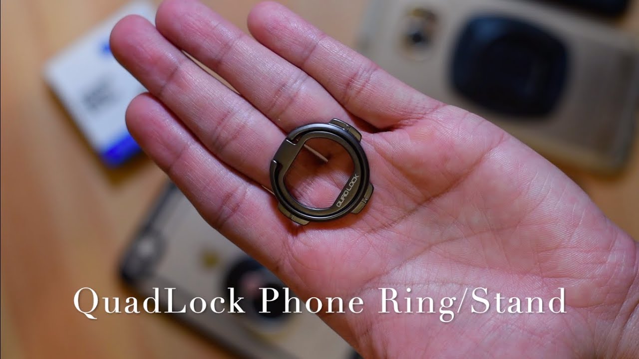  Quad Lock Phone Ring/Stand : Cell Phones & Accessories