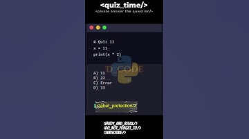 1️⃣1️⃣🐍 Python Basics Quiz | ✅ Test Your Core Skills