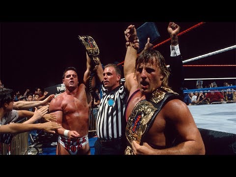 British Bulldog & Owen Hart vs. The Smoking Gunns – World Tag Team Championship Match